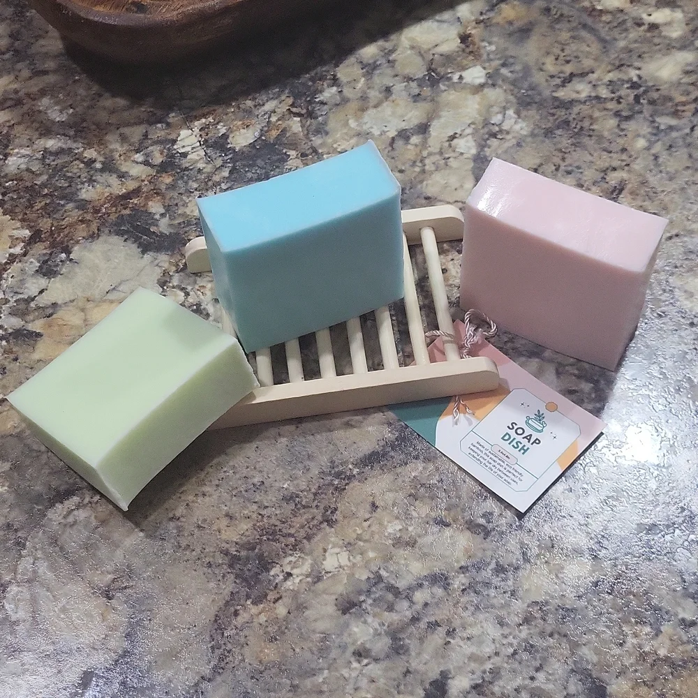 HANDCRAFTED SPA COLLECTION Natural Goats Milk Soap Set of Three